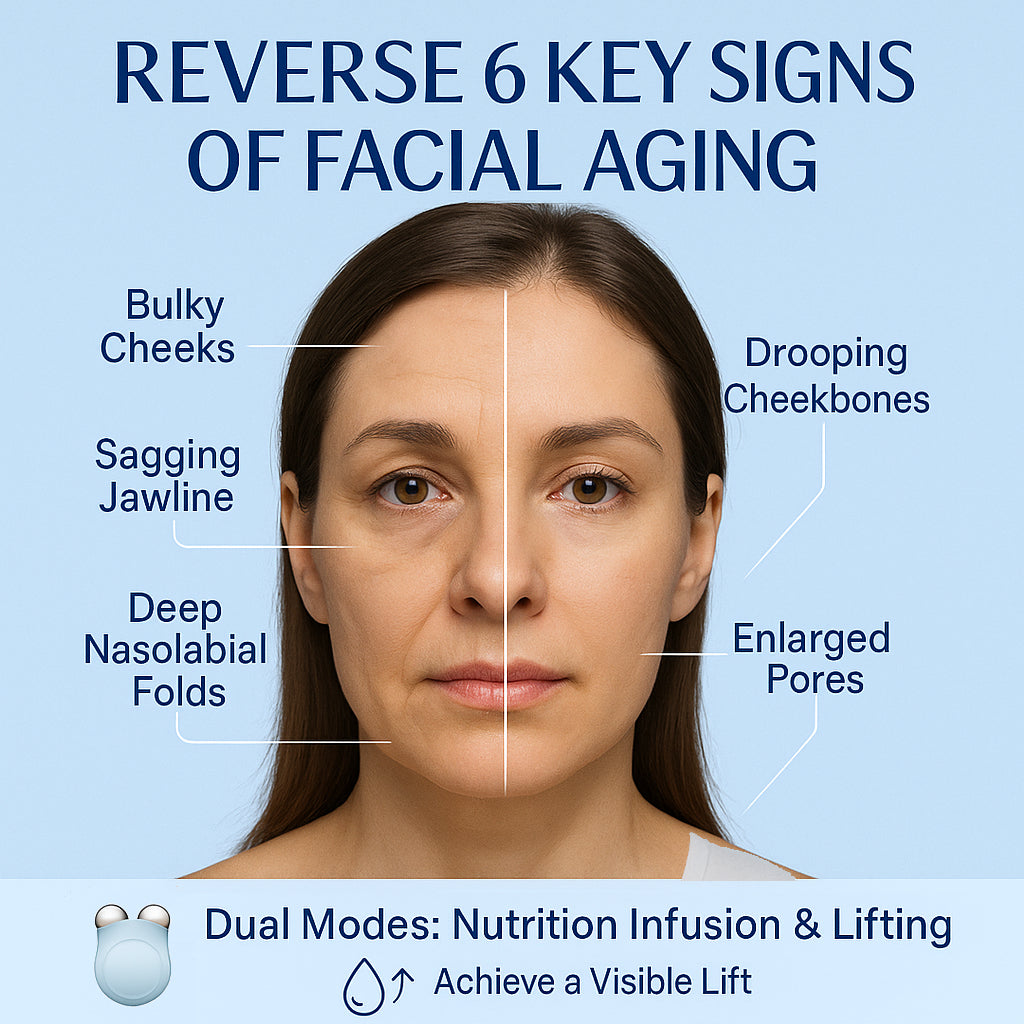 Microcurrent Facial Toning Device - Face Lifting Tool at Home MINI Pro